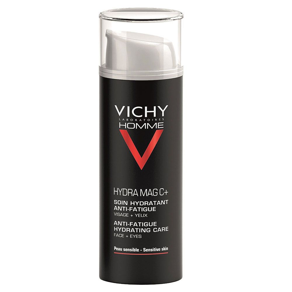 Vichy Homme Hydramag C + Soin Hydratant Anti-Fatigue Visage Yeux Crème 50 Ml