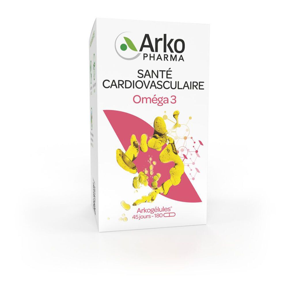 Arkogélules Arkopharma Oméga 3 Origine Marine Capsule(S) Douce(S) 180 Pc(S) Enfants