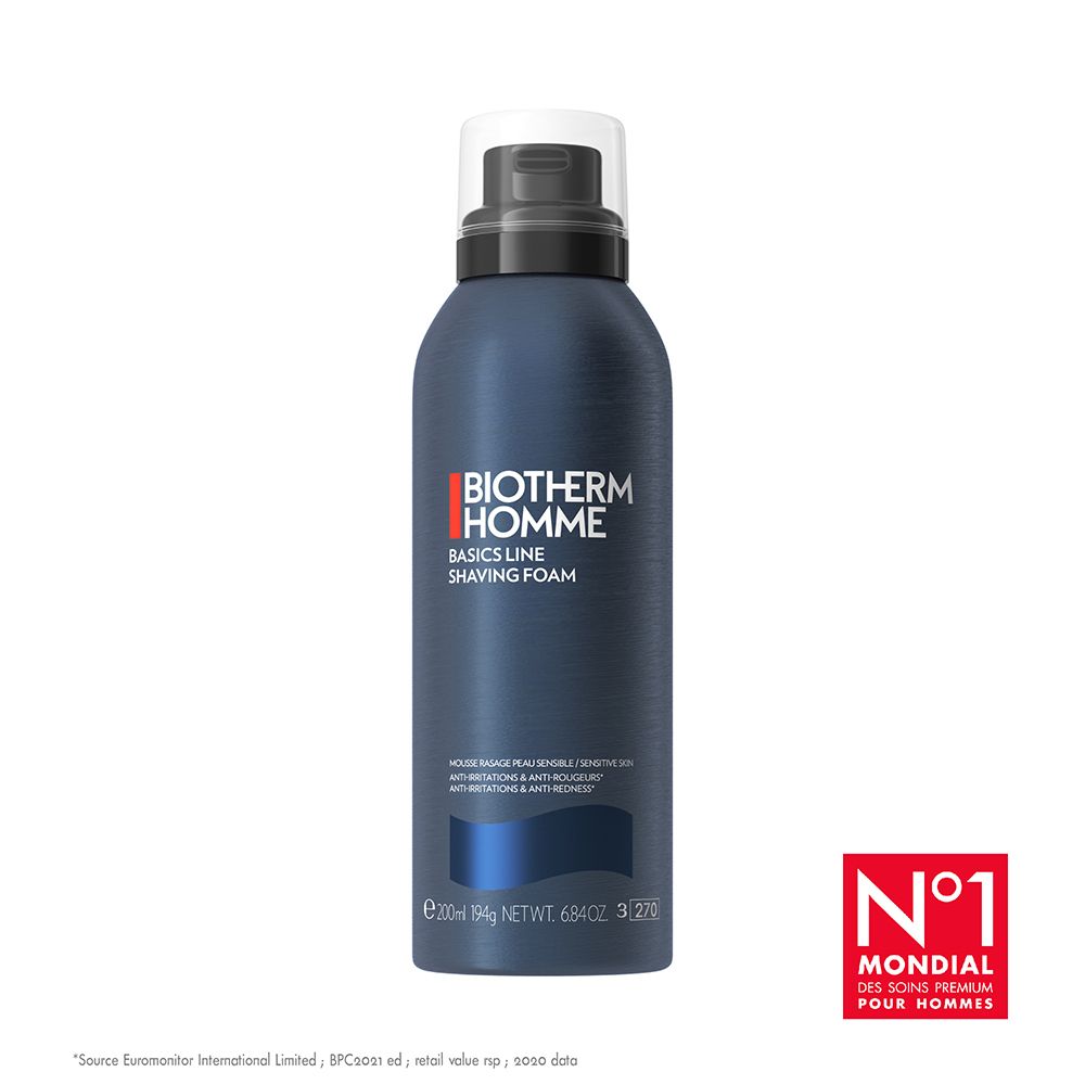 Biotherm Homme Mousse De Rasage À Raser 200 Ml