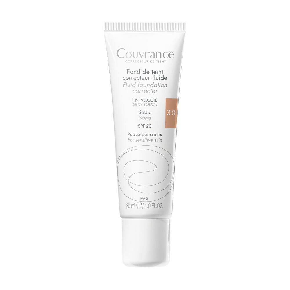Avène Couvrance Fond De Teint Correcteur Fluide 3.0 Maquillage 30 Ml
