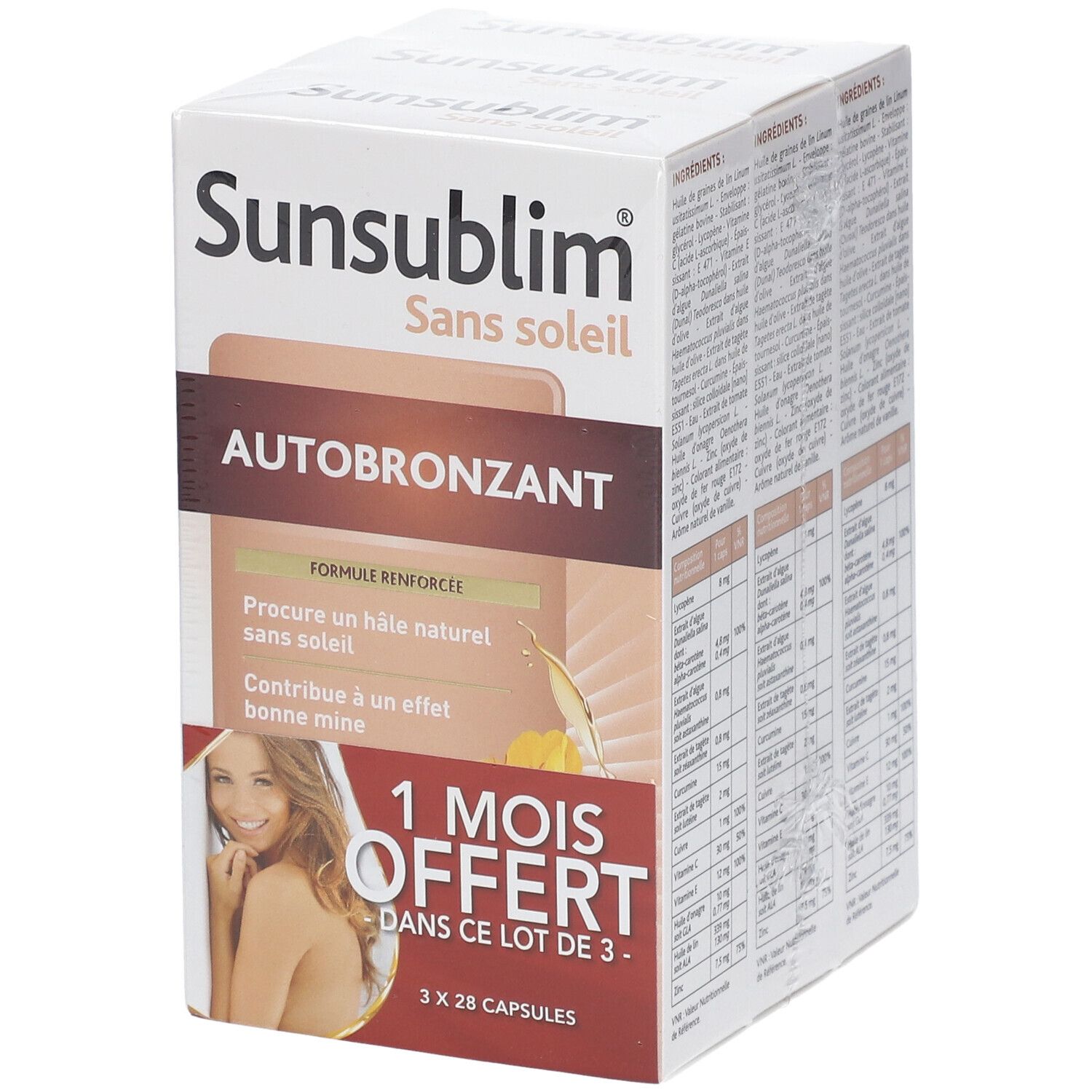 Nutreov Physcience Sunsublim® Autobronzant Capsule(S) 3X28 Pc(S) Enfants