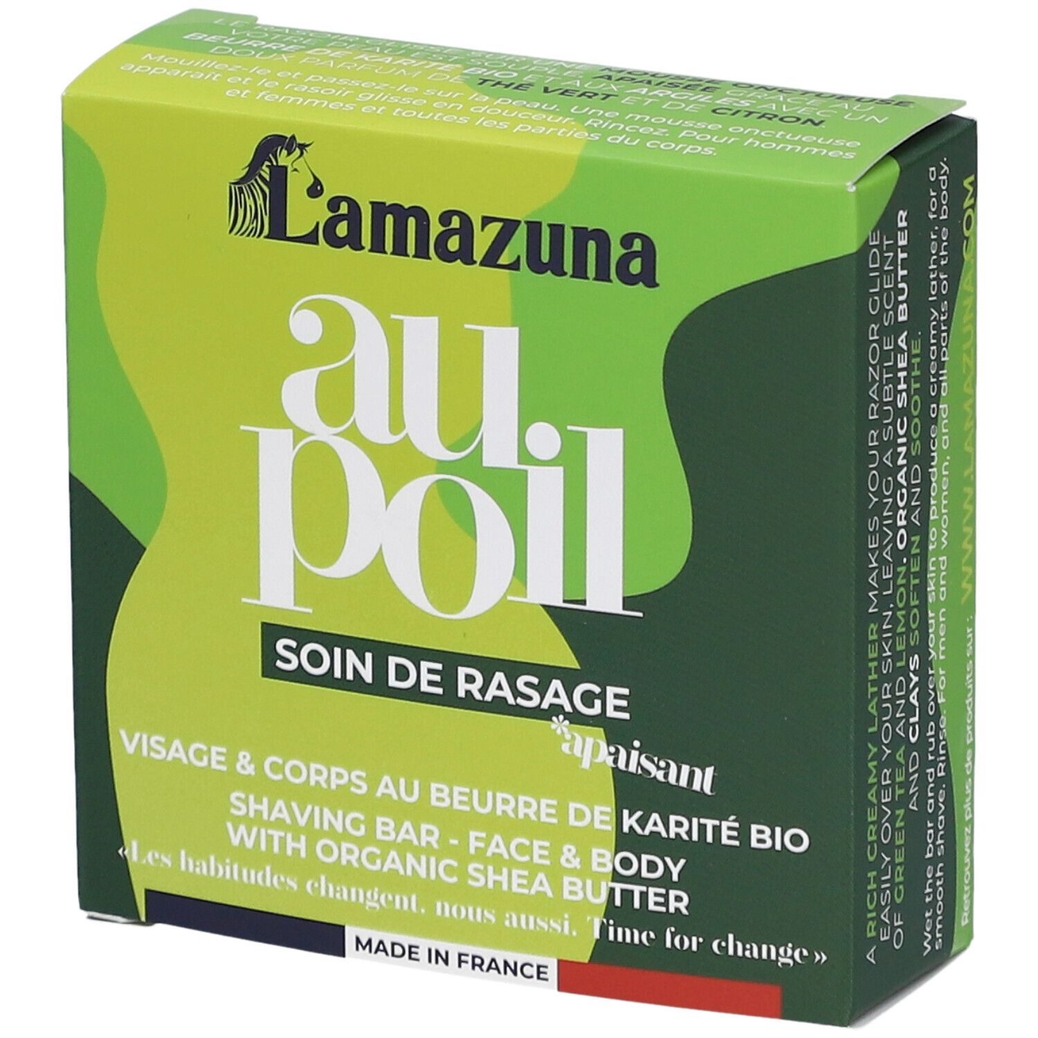 Lamazuna Au Poil Soin De Rasage Savon 55 G