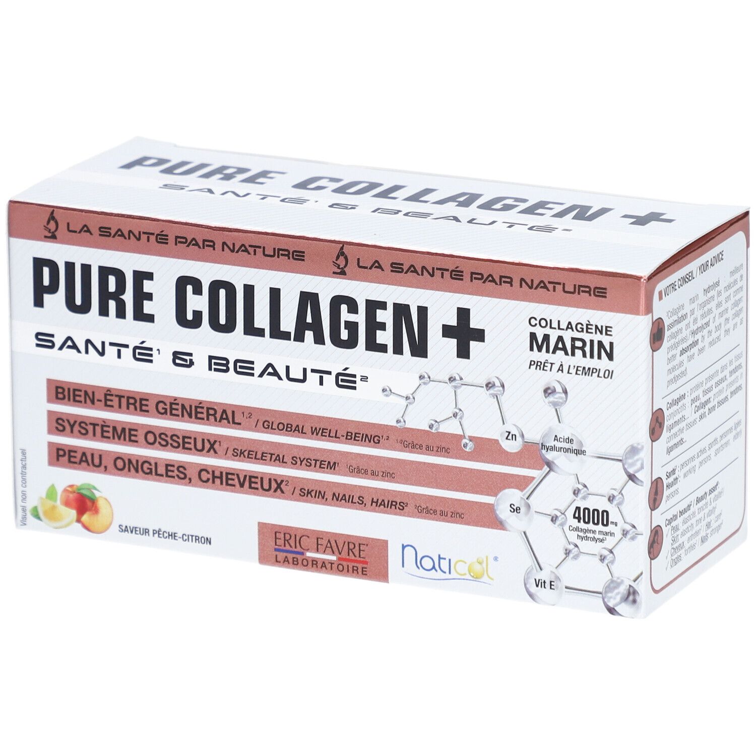 Eric Favre Pure Collagen + Formule Liquide Ampoule(S) Buvable(S) 150 Ml Enfants