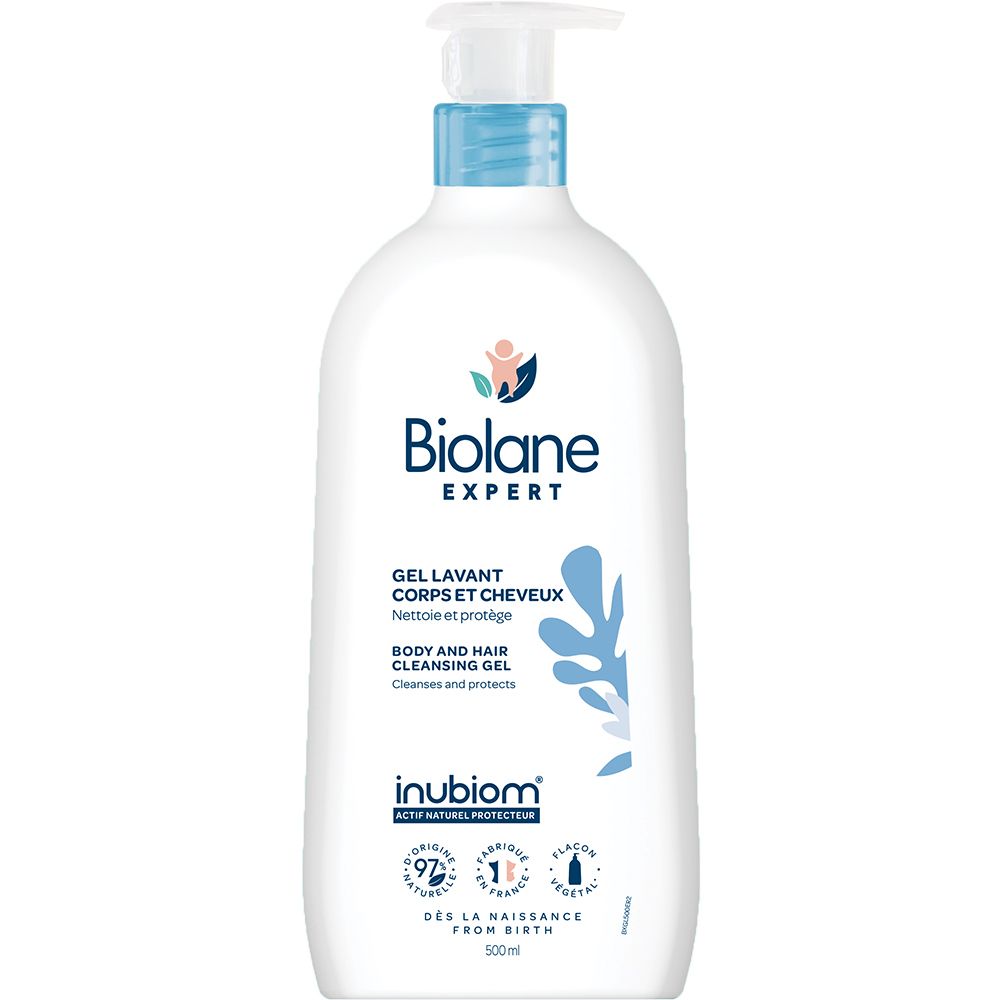 Biolane Expert - Gel Corps Et Cheveux Peaux Sensibles 500Ml Gel(S) 500 Ml