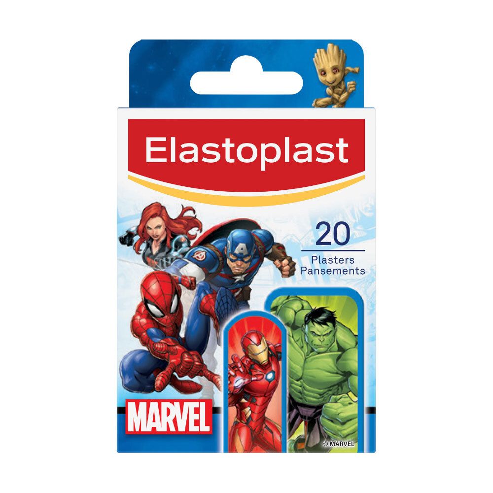 Elastoplast Pansements Enfants Disney Marvel 2 Formats X20 - Image 2