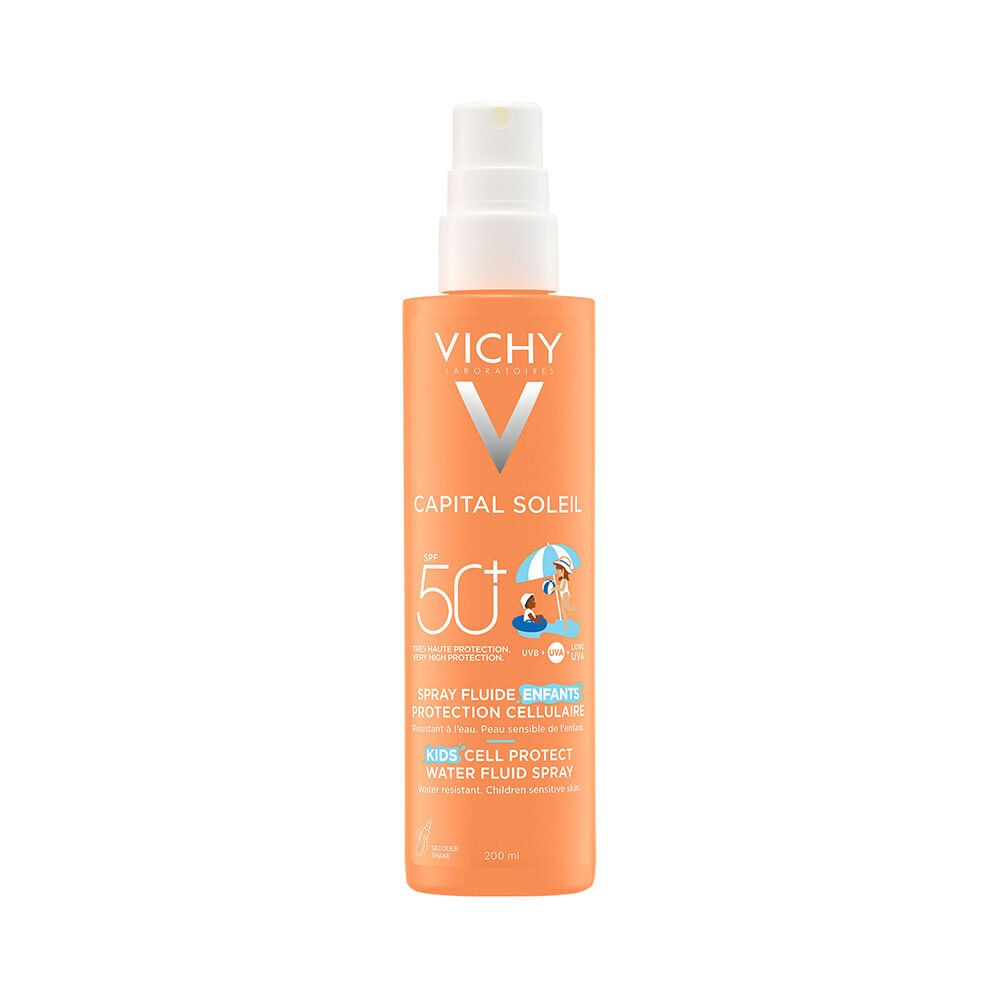Vichy Capital Soleil Spray Fluide Spf50+ Liquide 200 Ml Enfants