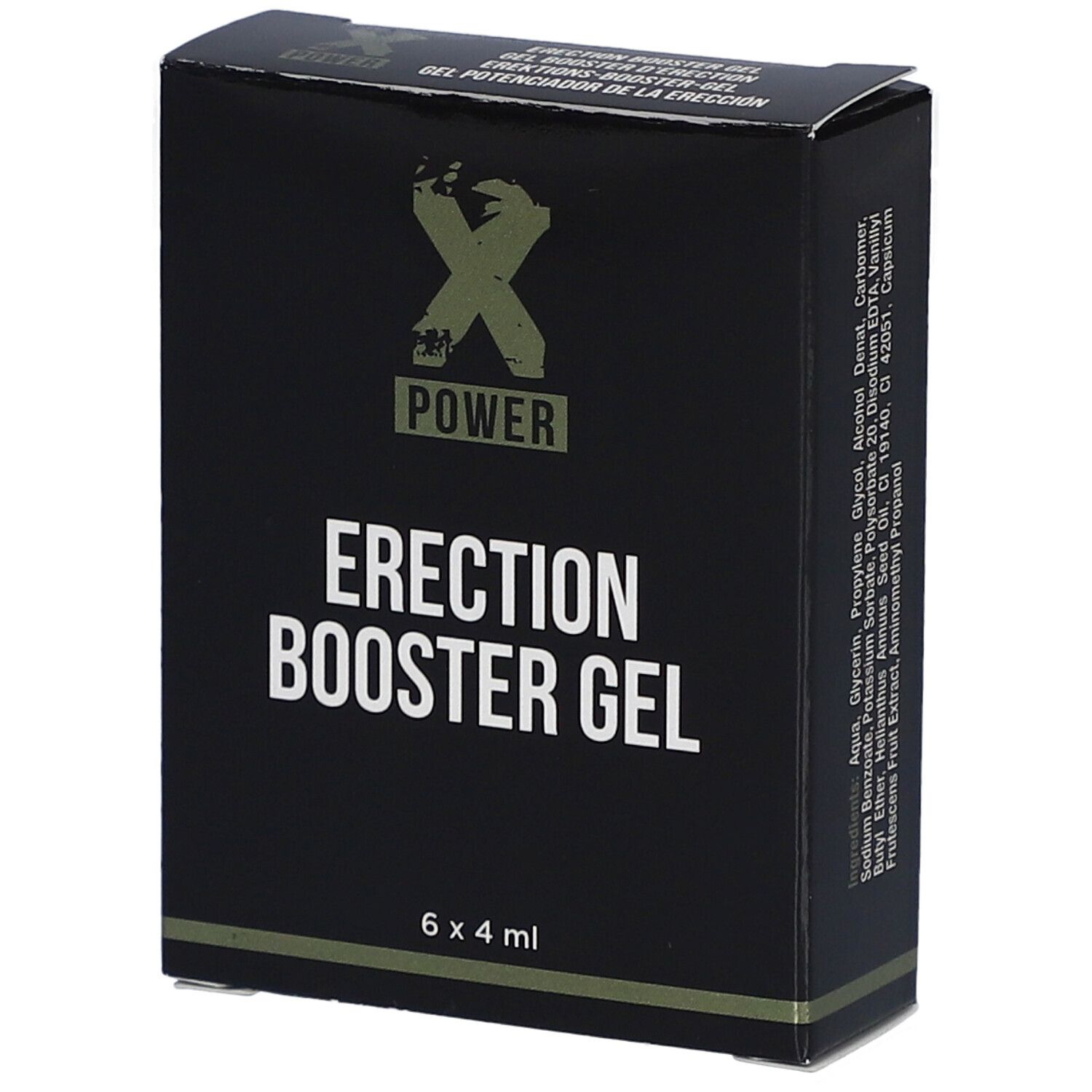 Xpower Unisex Dosettes De Gel Erection Booster 6 X 4Ml - Image 4
