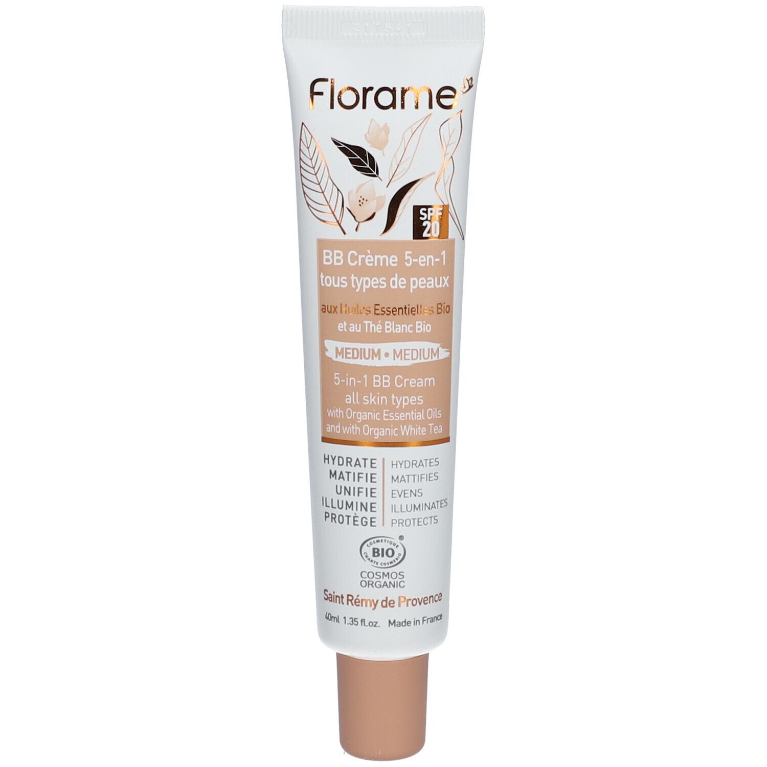 Florame Bb Crème 5-En-1 Medium Maquillage 40 Ml