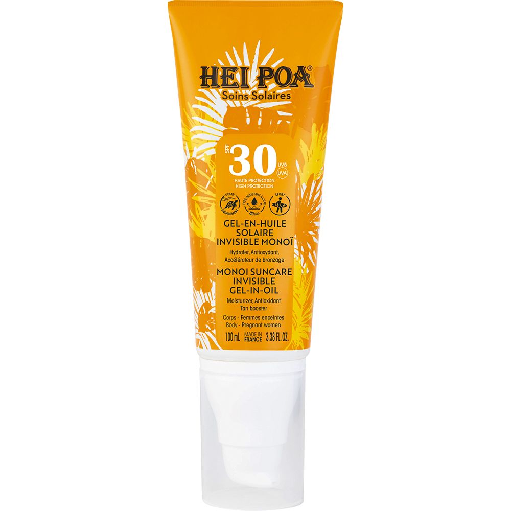 Hei Poa Hei Poa® Gel En Huile Invisible Solaire Spf30 Gel(S) 100 Ml