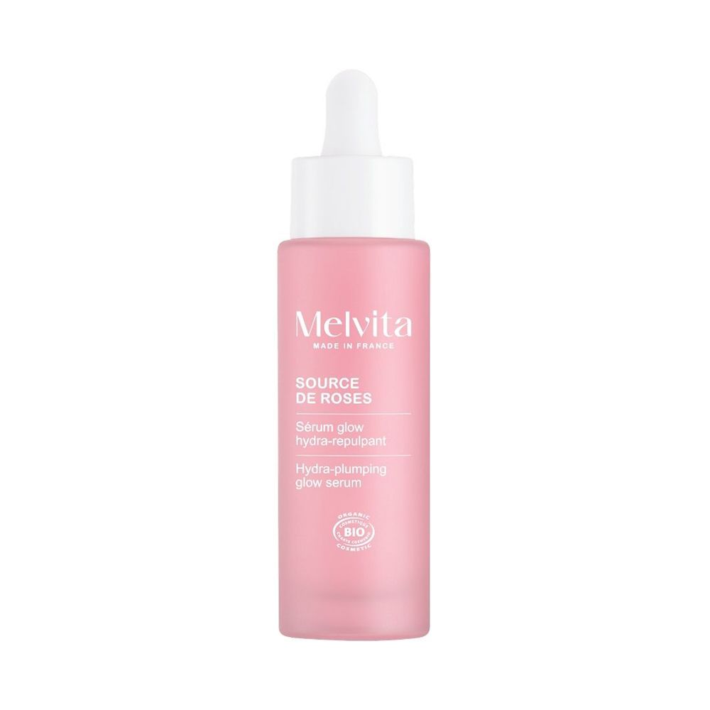 Melvita Source De Roses Sérum Glow Hydra-Repulpant Bio Concentré 30 Ml - Image 1
