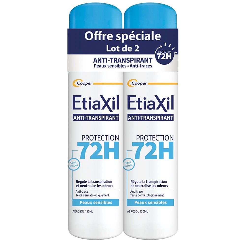 Etiaxil Anti-Transpirant Aérosol Protection 72H Déodorant 300 Ml Enfants