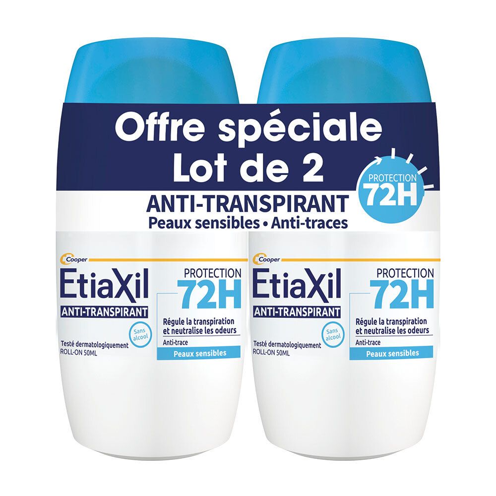 Etiaxil Anti-Transpirant Roll-On Protection 72H Déodorant 100 Ml Enfants