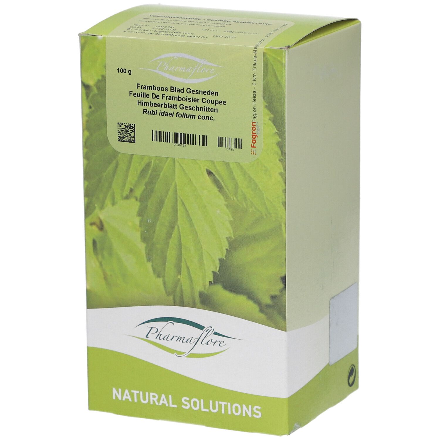 Pharmaflore Framboisier Feuille Coupée 100 g Thé