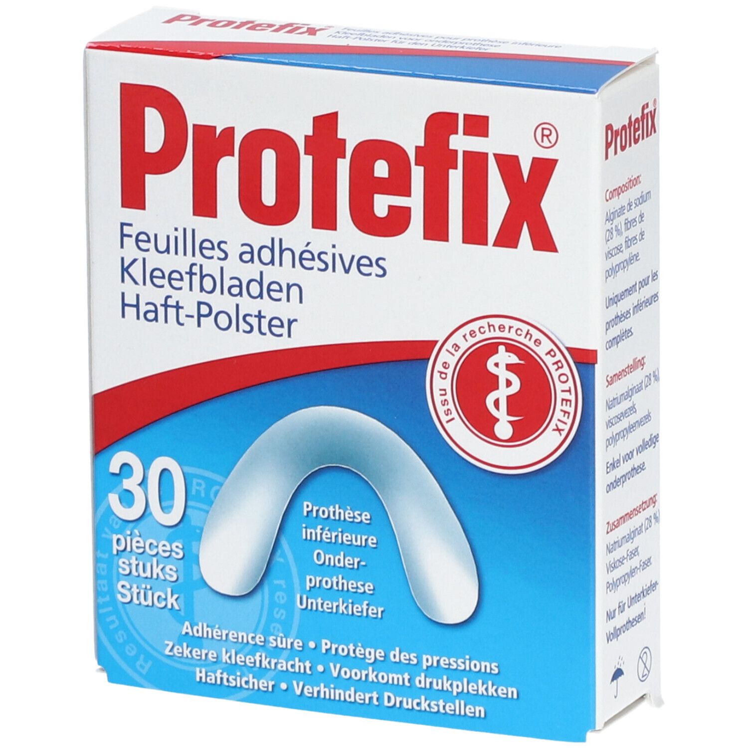 Protefix Feuilles adhésives inférieur 30 pc(s) Accessoire(S)