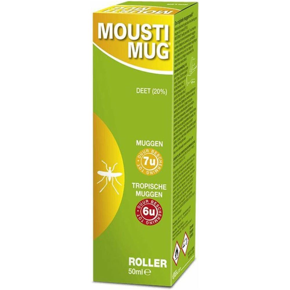Moustimug Original Roller 20% DEET Rouleau 50 ml