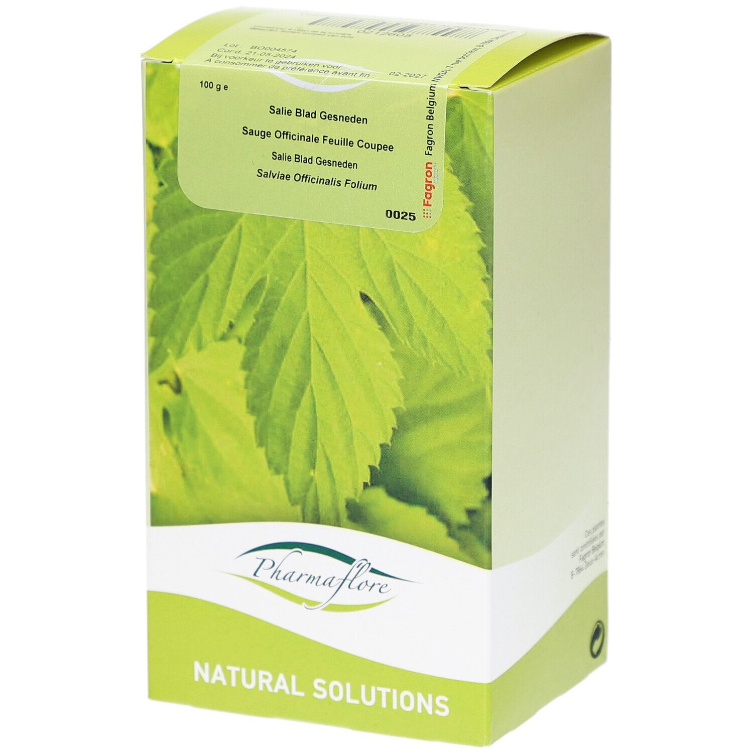 Pharmaflore Sauge Feuille Coupée 100 g Thé