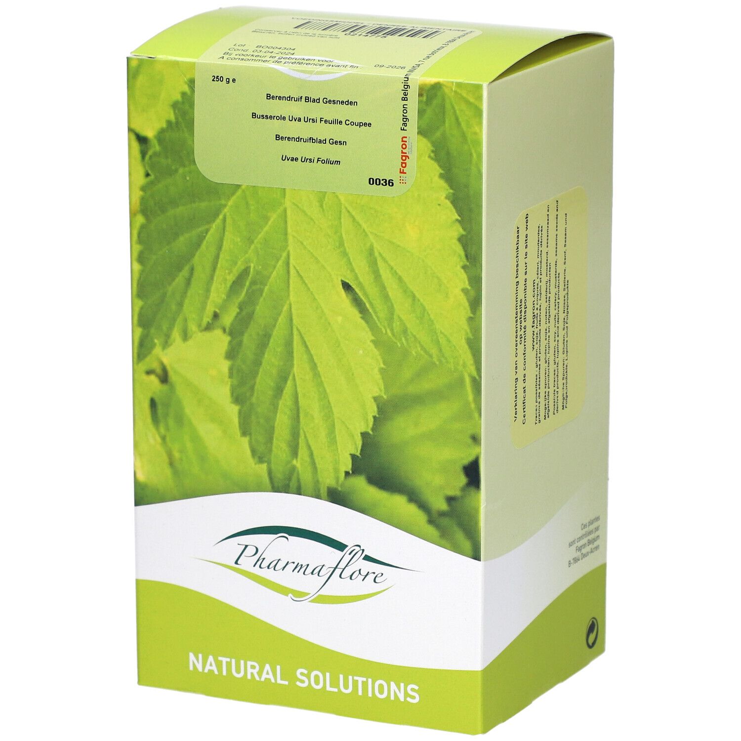 Pharmaflore Busserole Feuille Coupée 250 g Thé