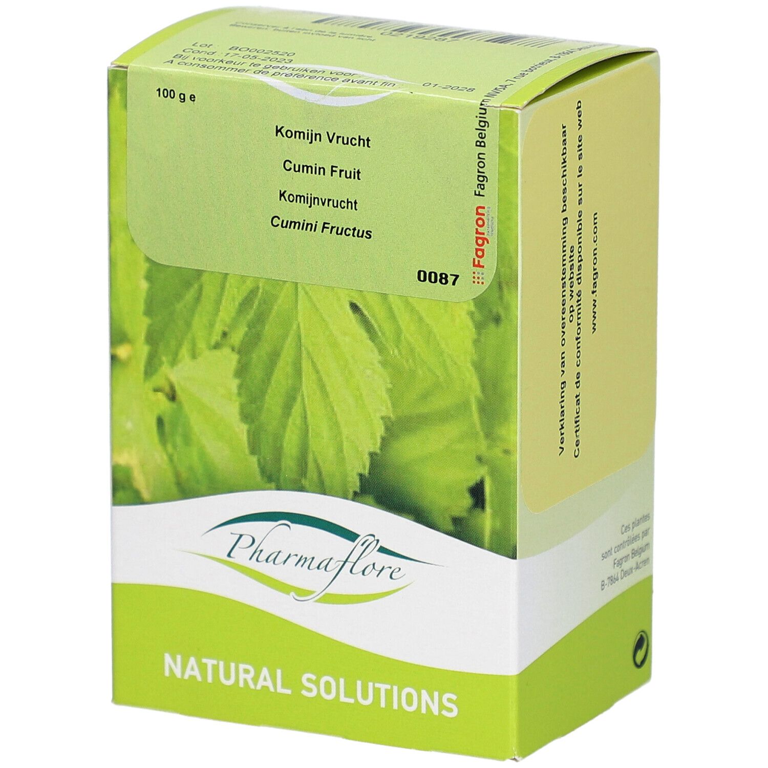 Pharmaflore Graines de Cumin 100 g Thé
