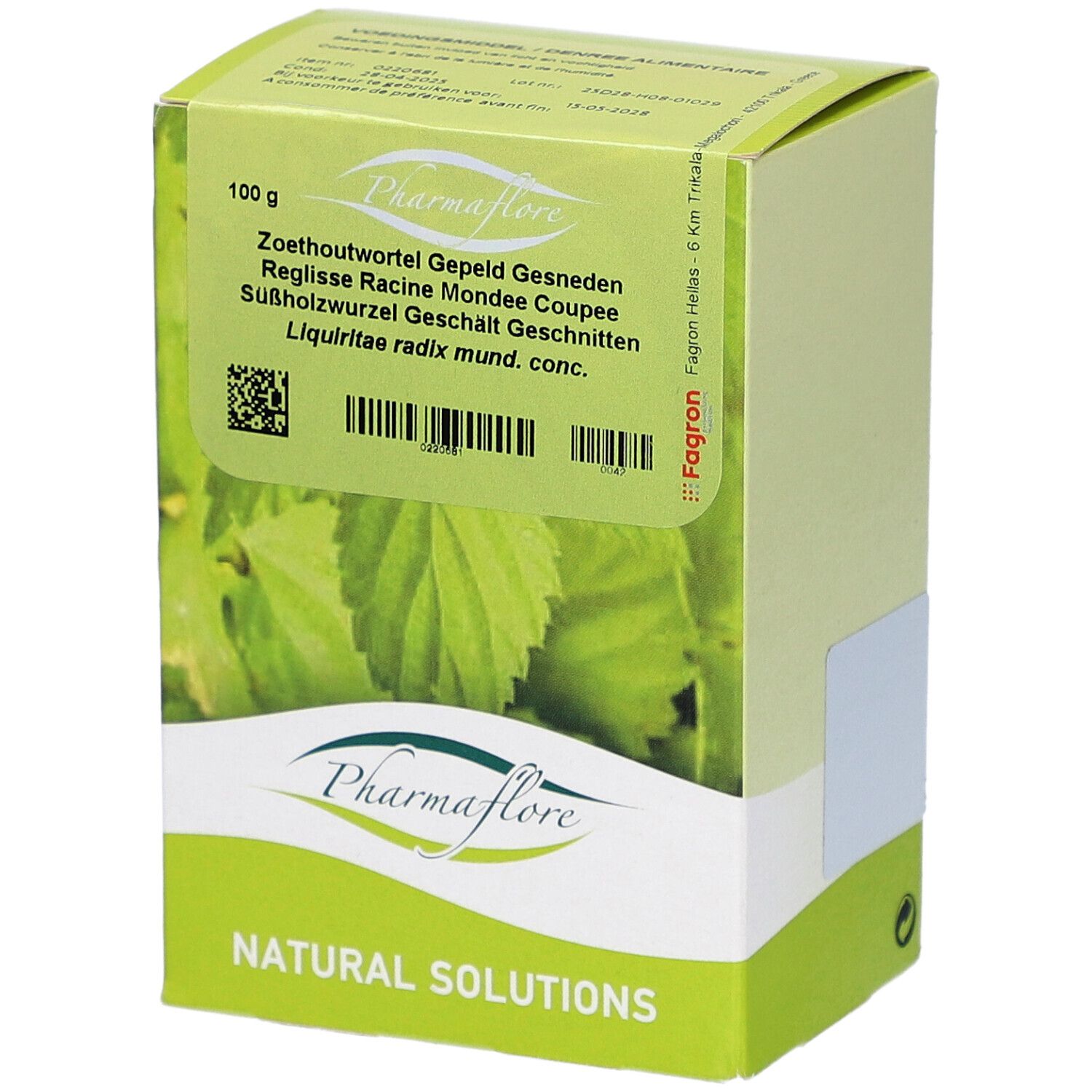 Pharmaflore Réglisse Racine Mondée Coupée 100 g Thé