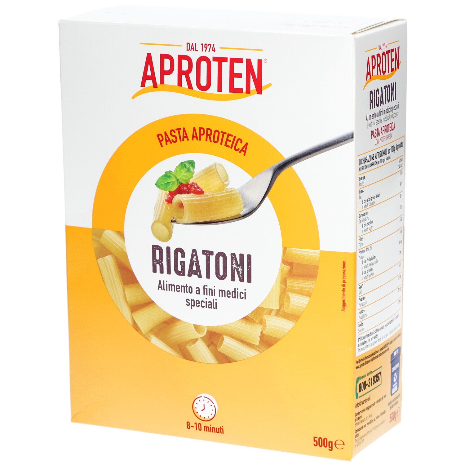 Aproten Aproten® Macaroni Rigatini Autre 500 G