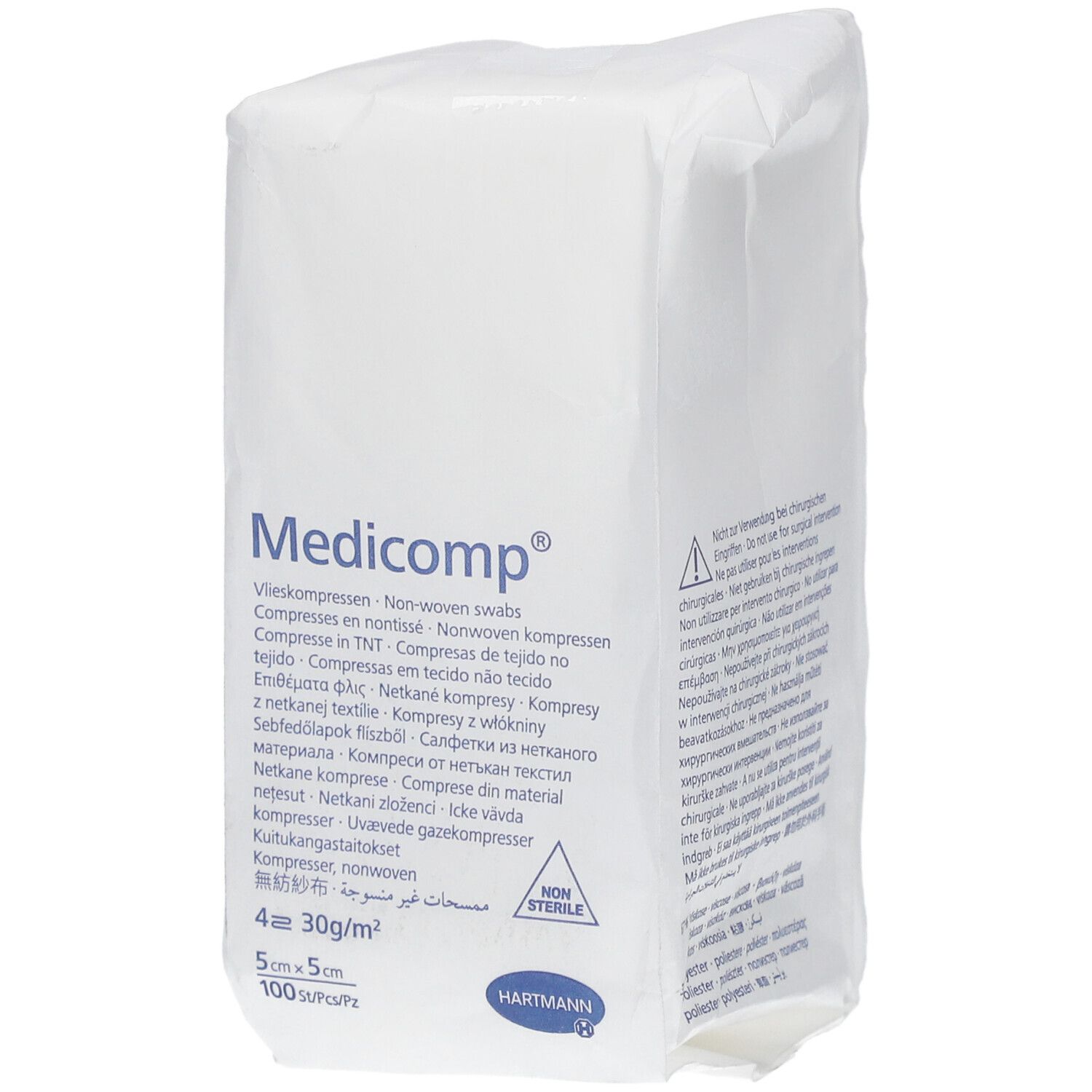 Hartmann Medicomp Compresse 4 Plis 5 X Cm Compresses 100 Pc(S)