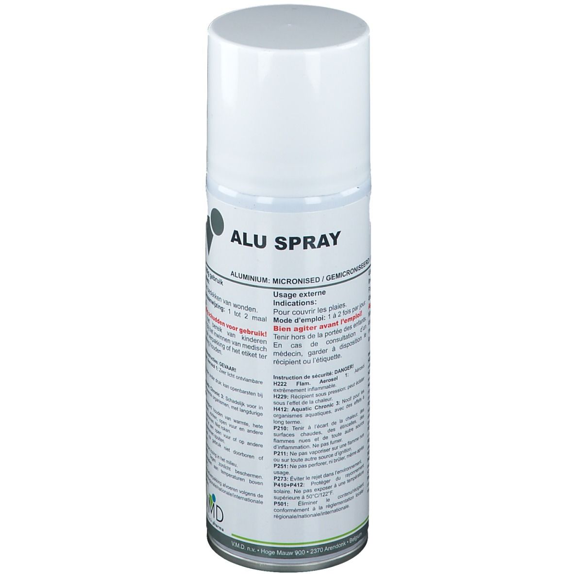 VMD Aluminium Spray Vétérinaire 200 ml Spray