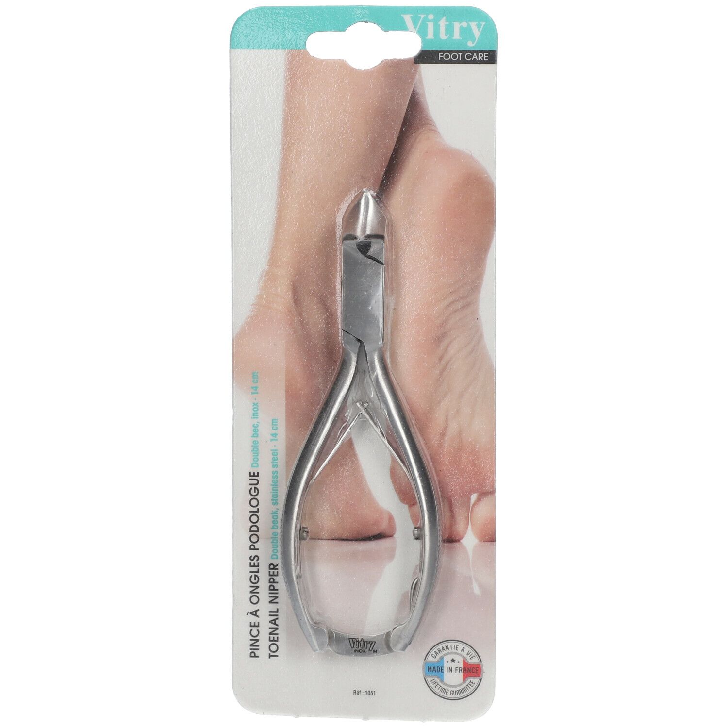 Vitry Pince à ongles double-bec podologue 14cm 1 pc(s) Pinces