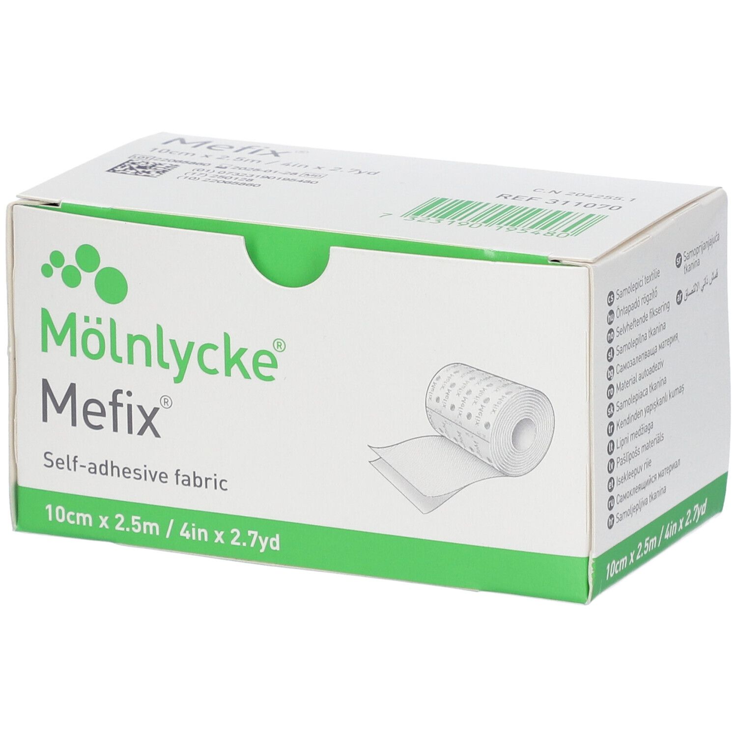 Mefix® 10 cm x 2,5 m Pansement(S) 1 pc(s)