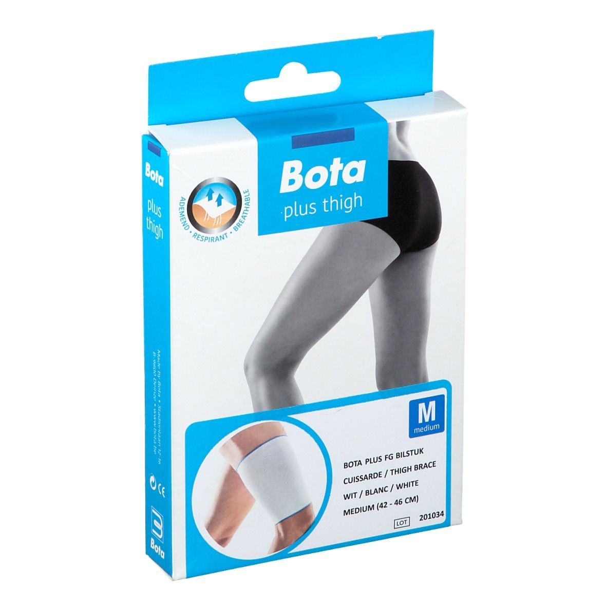 Bota Plus Cuisse Blanc Taille Medium Bandage(S) 1 pc(s)