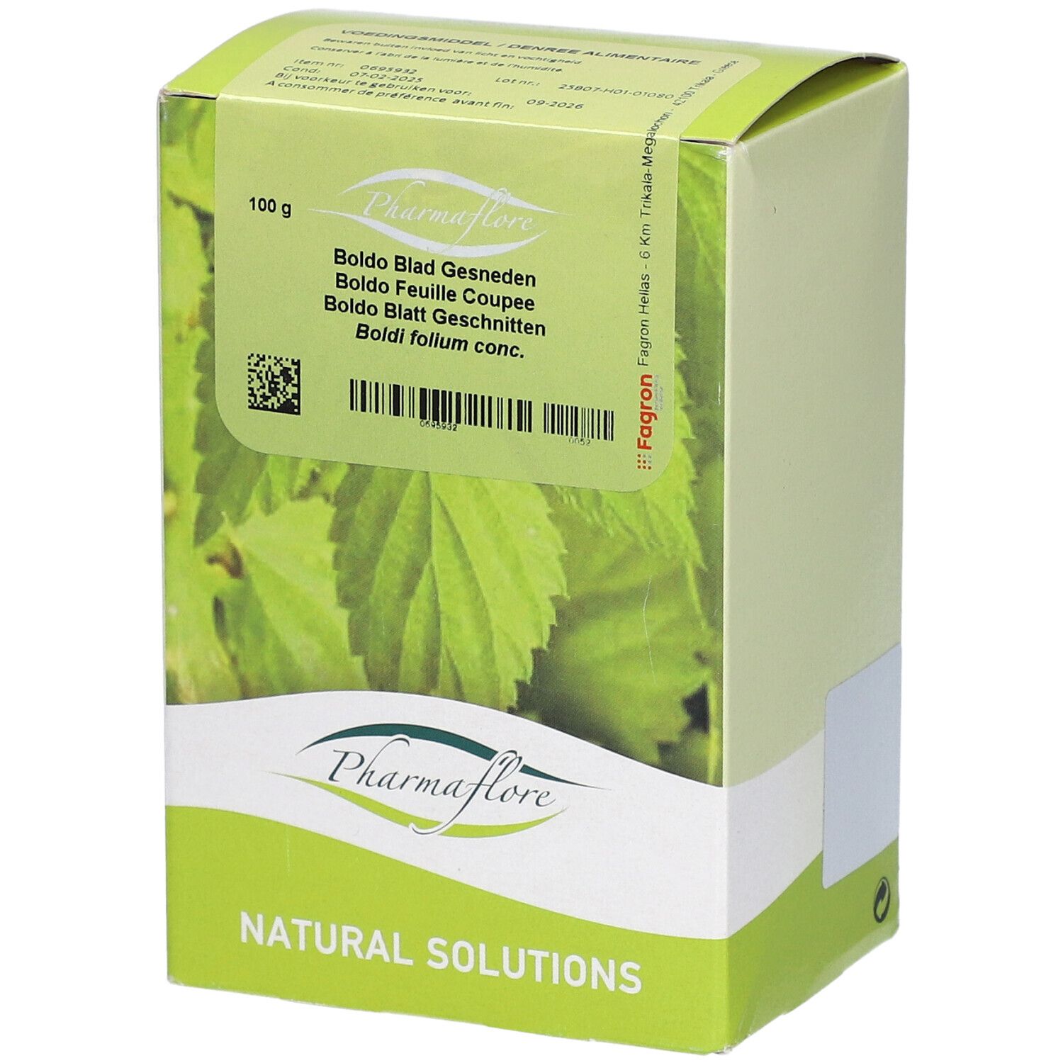 Pharmaflore Boldo Feuille Coupée 100 g Thé