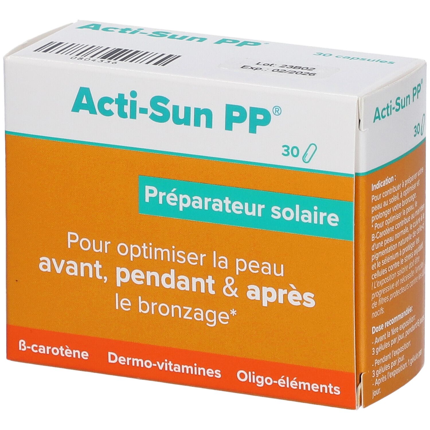 Acti-Sun PP 30 pc(s) Capsule(S) Dure(S)