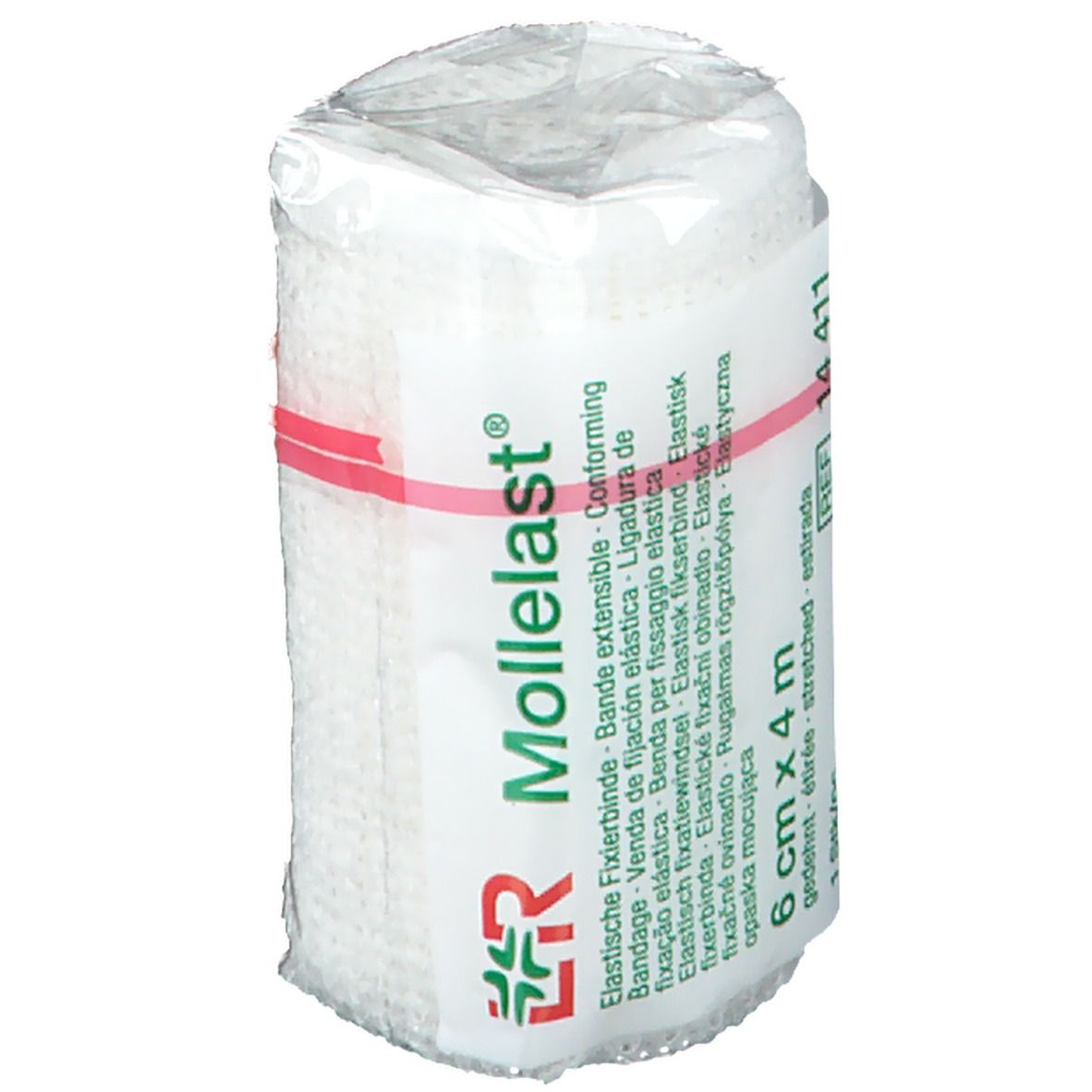 Mollelast® Bande de fixation élastique 6 cm x 4 m Bande(S) De Gaze 1 pc(s)