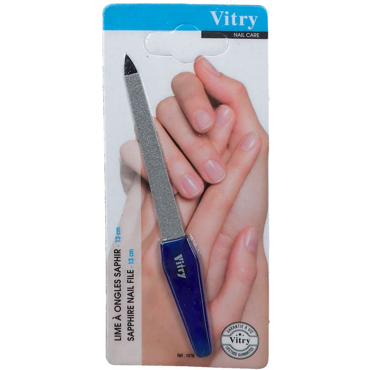 Vitry Classic Lime À Ongles Saphir Inox 1076 1 Pc(S) - Image 1