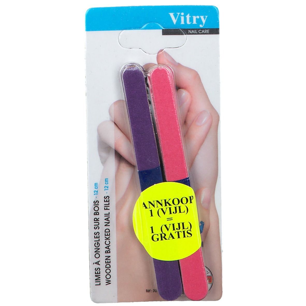 Vitry Classic Lime à ongles Cristal Bois 2086 6 pc(s) Lime