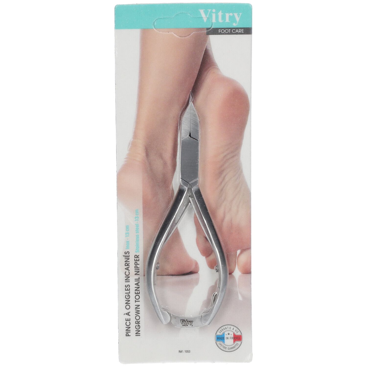 Vitry Pince à ongles en inox spéciale pour ongles incarnés 1 pc(s) Pinces
