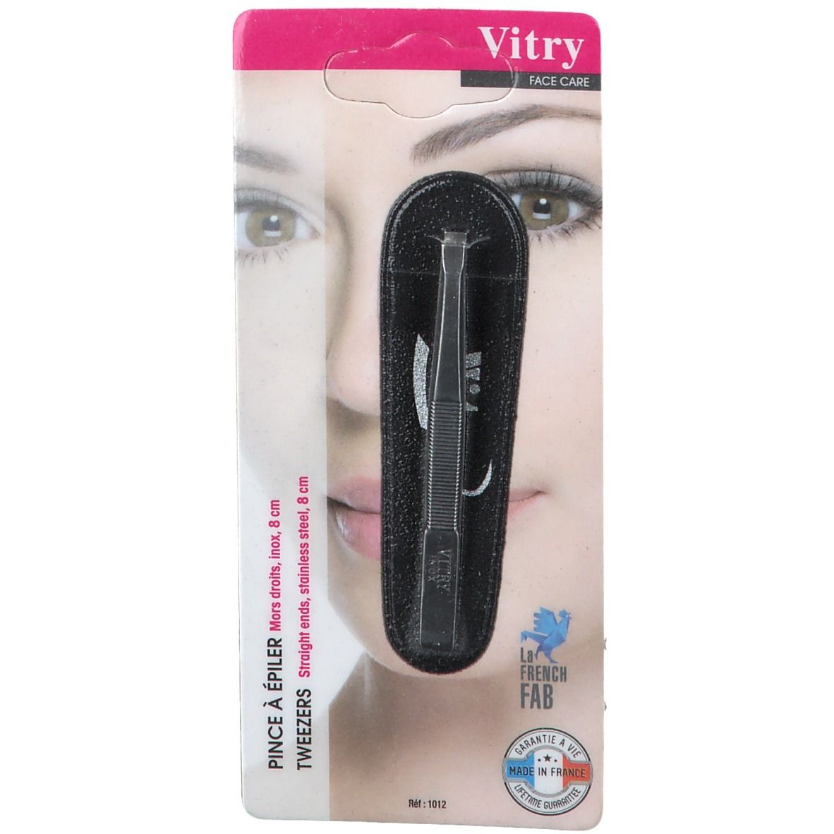 Vitry Pince à épiler Mors droits Inox 8 cm 1 pc(s) Pinces À Épiler