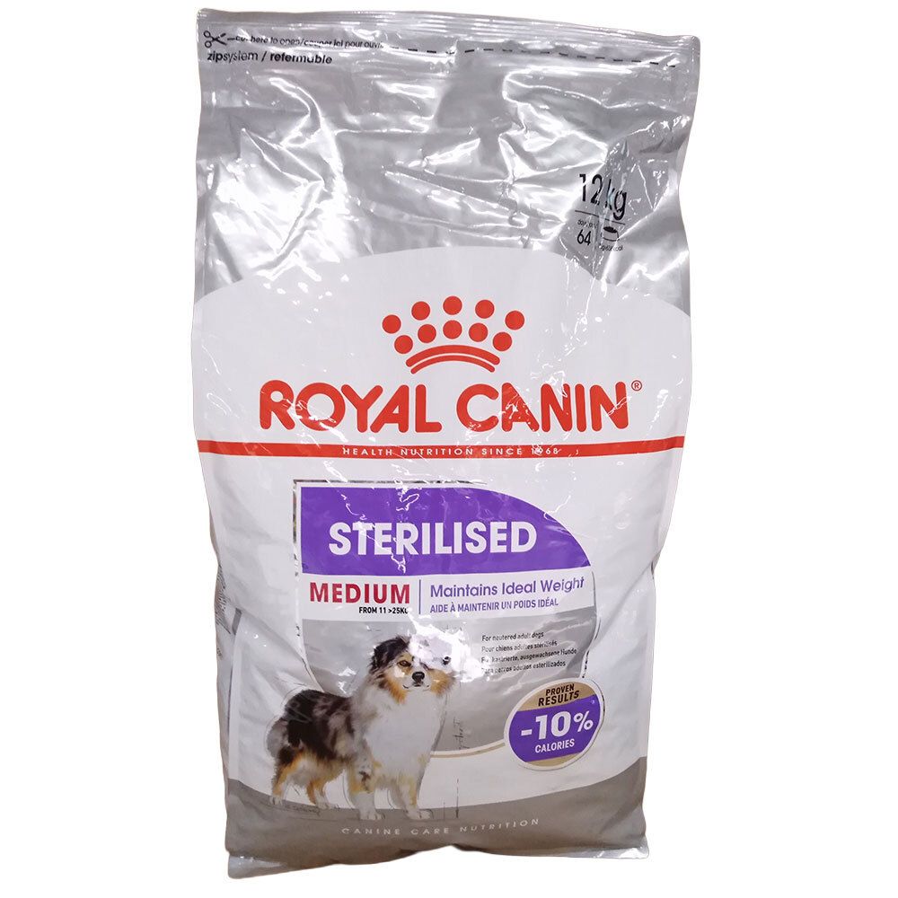 Cm_main_brand_3159 Royal Canin Ccn Medium Sterilised Croquettes Pour Chiens Aliment 12 Kg