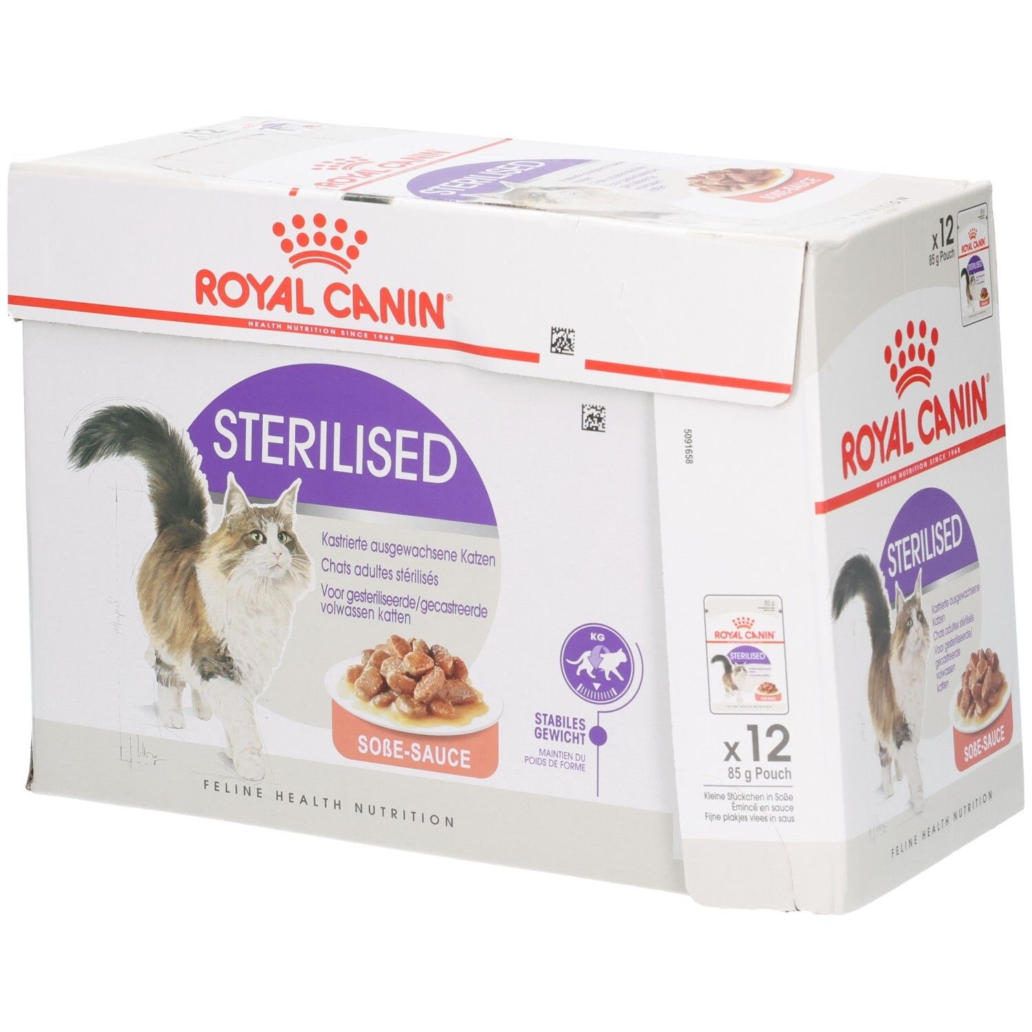Cm_main_brand_3159 Royal Canin Fhn Sterilised In Gravy Aliment Humide Pour Chats 12X85 G