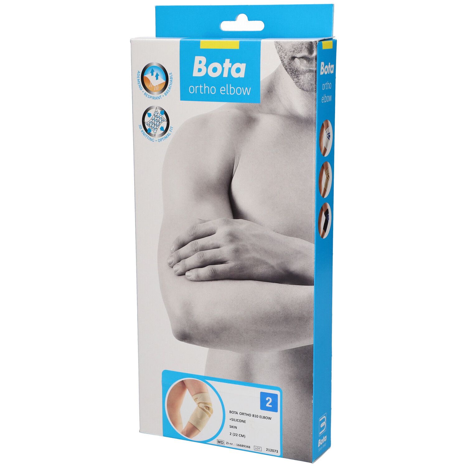 Bota Elbow Ortho 810 + Silicone Skin Taille 2 Bandage(S) 1 pc(s)