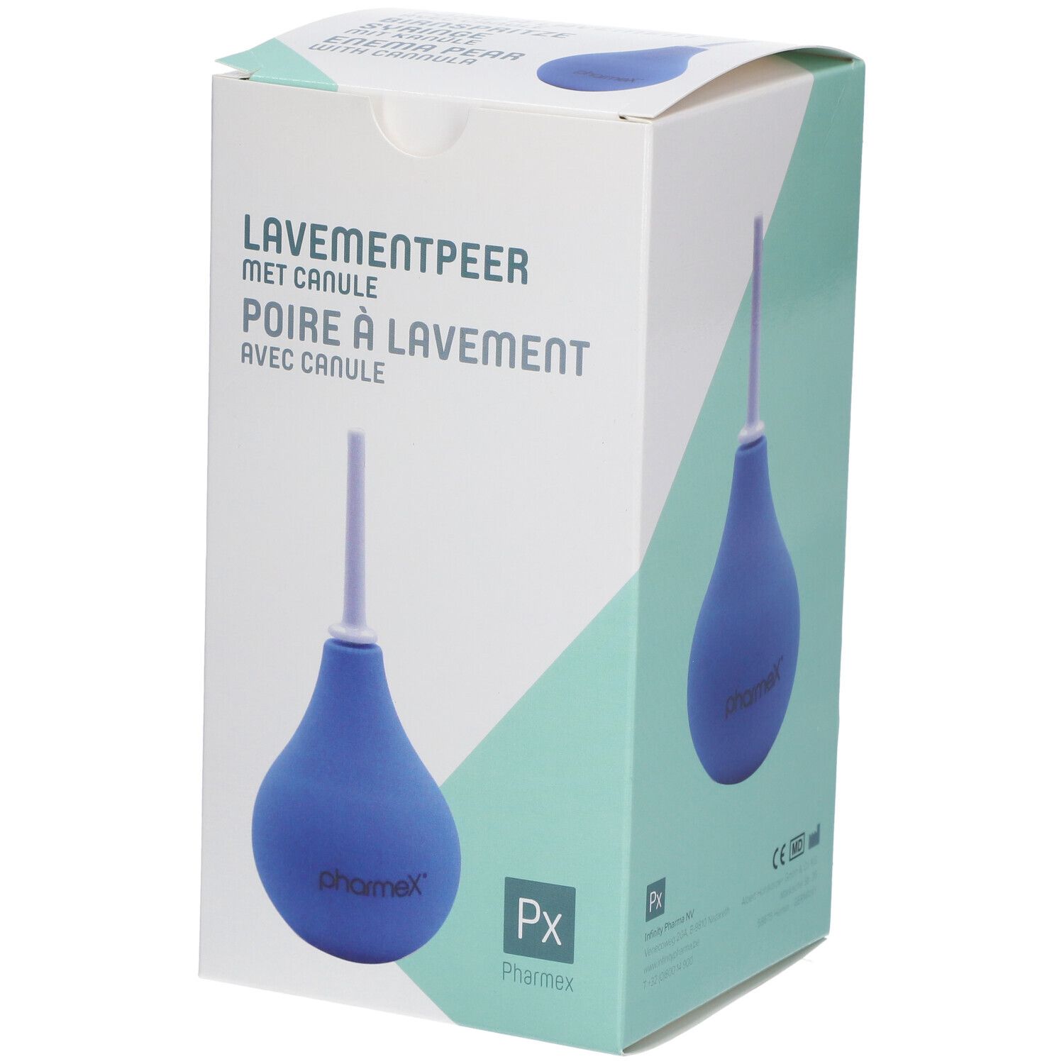 Pharmex® Poire avec canule M 224 ml 1 pc(s) Clystère(S)