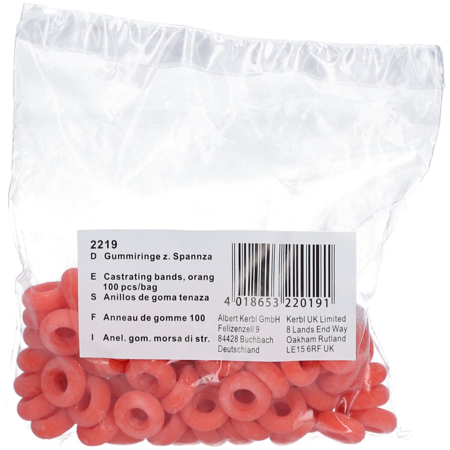 VMD Elastrator Anneaux de gomme caoutchouc 100 pc(s) Autre