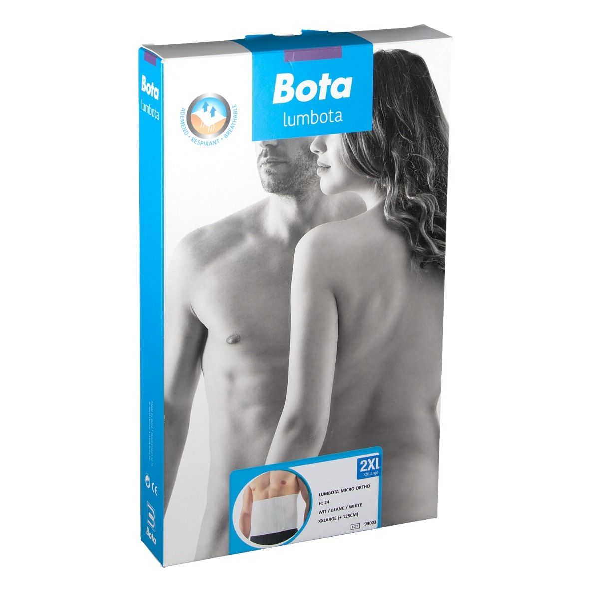 Bota Lumbota Micro-Ortho Blanc H: 24 cm Taille XXL Bandage(S) 1 pc(s)
