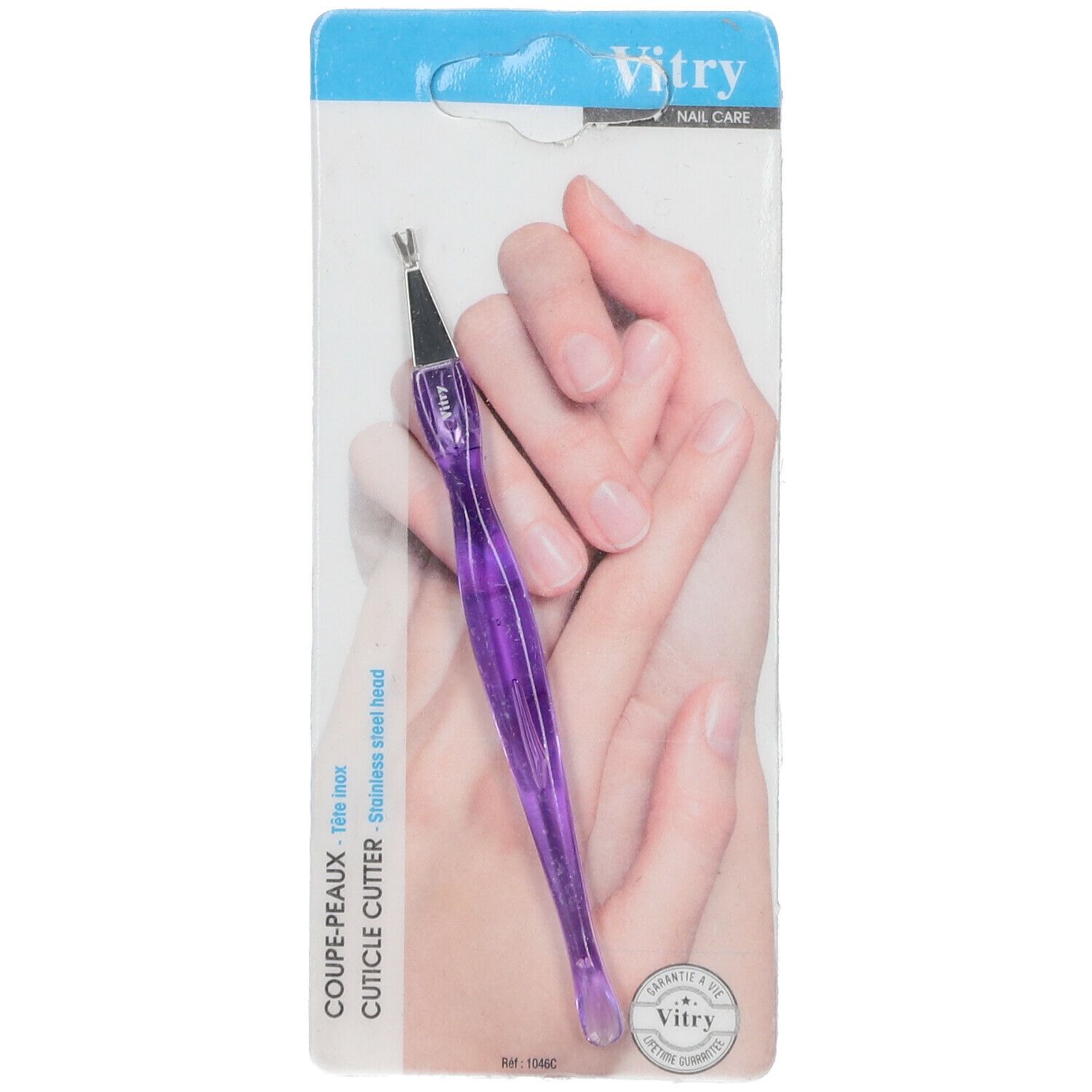 Vitry Classic Coupe-peaux Inox 1046C 1 pc(s) Coupe-Ongles