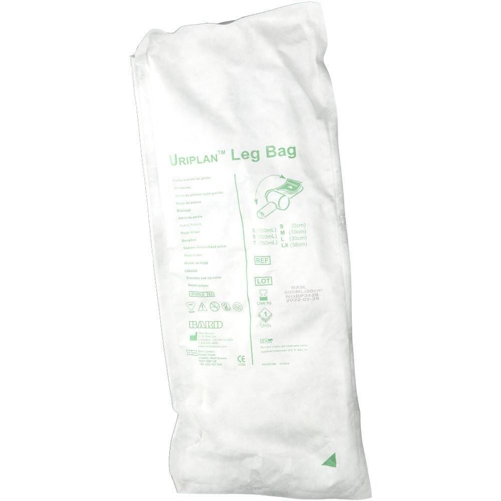Uriplan Poche Jambe + Tuyau 30Cm 500ml 10 pc(s) Sachet(S)