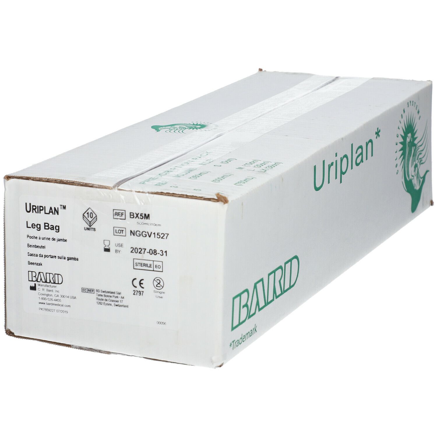 Uriplan Poche Jambe + Tuyau 10 cm 10 pc(s) Sachet(S)