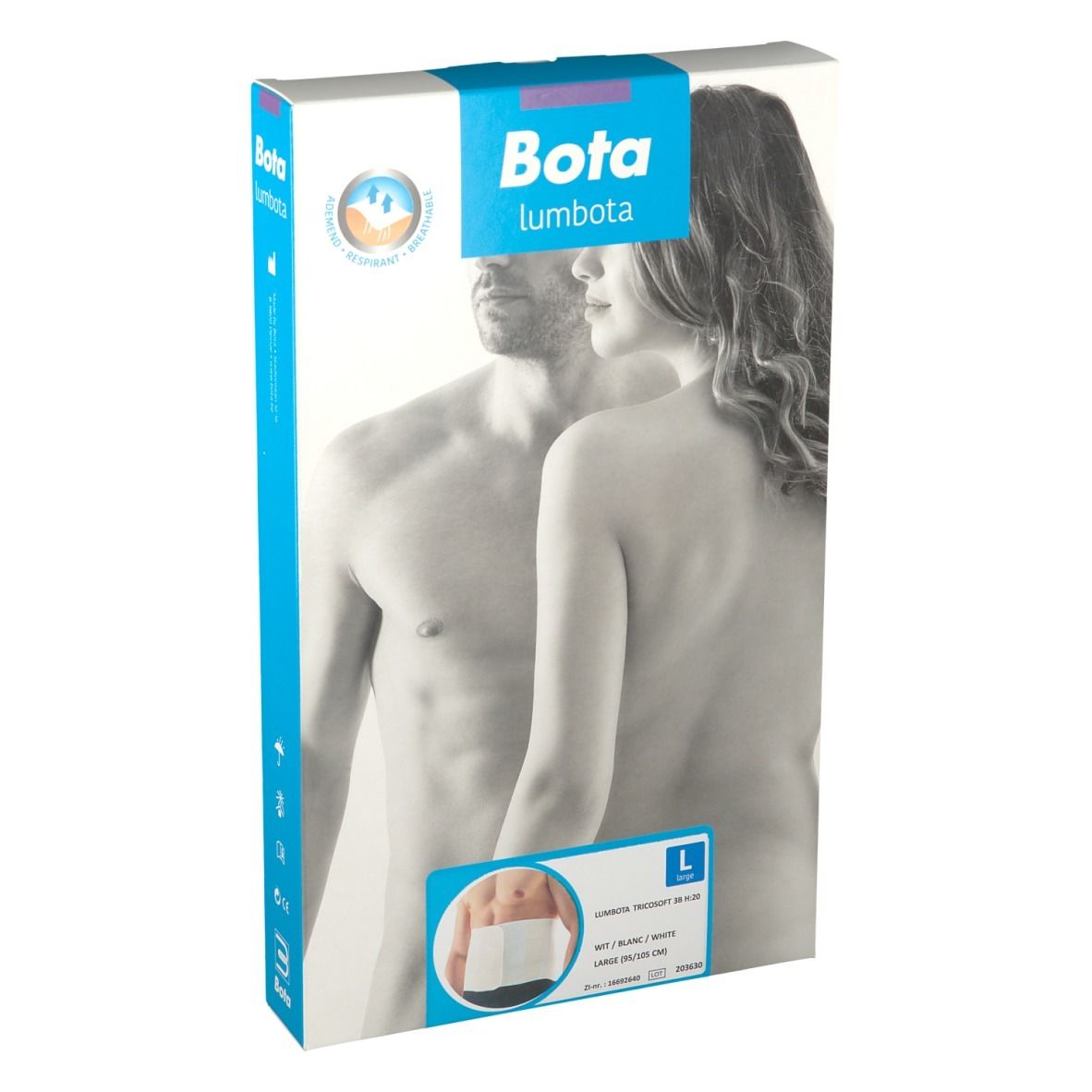 Bota Lumbota Tricosoft Wit 3B L Bandage(S) 1 pc(s)