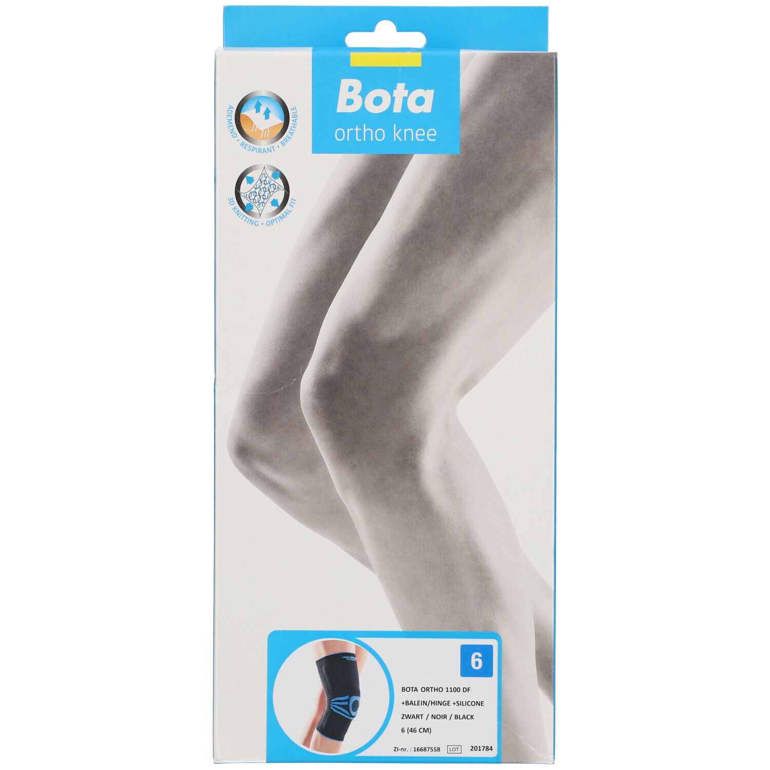 Bota Ortho DF 1100 Noir Taille 6 Bandage(S) 1 pc(s)