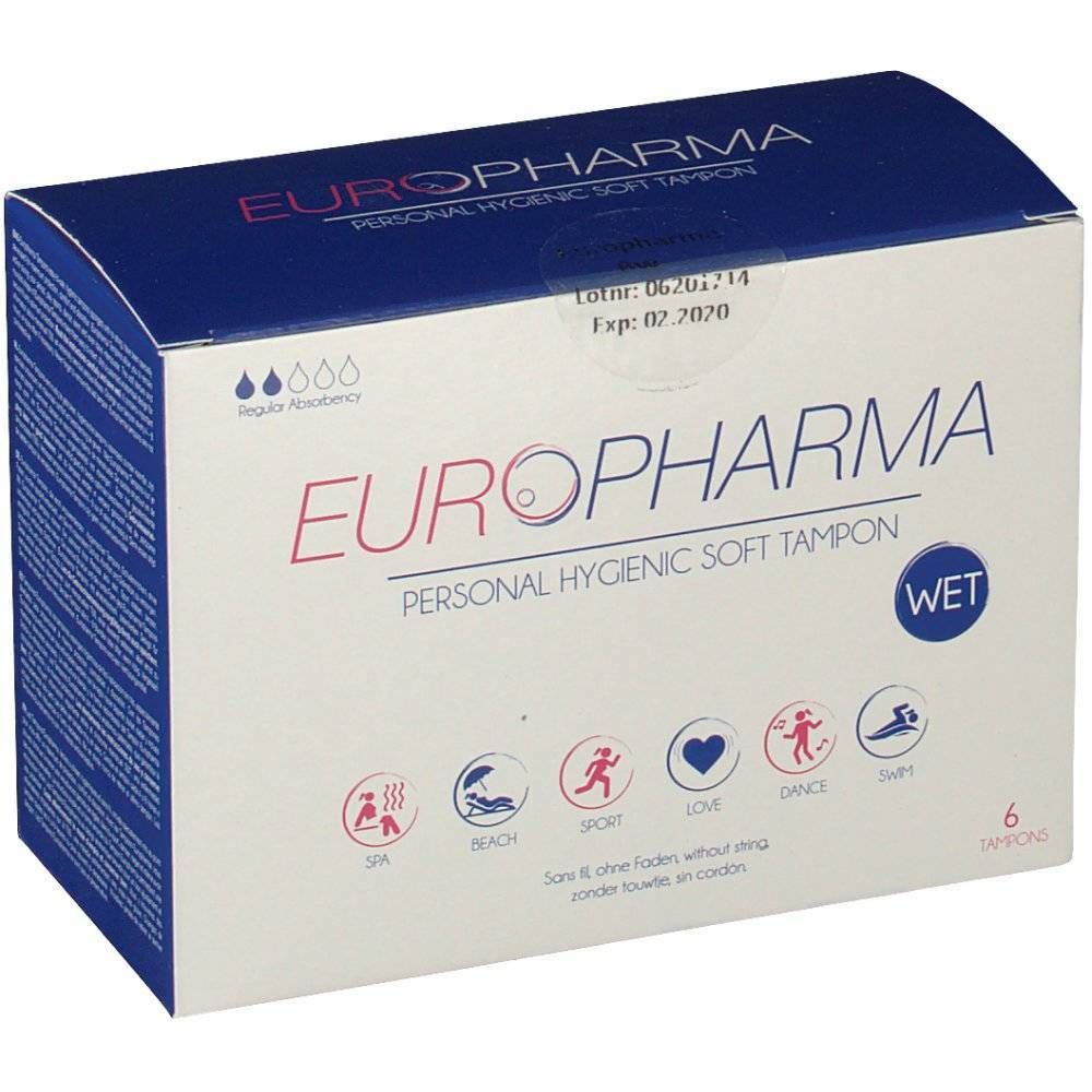 Europharma Soft Tampon 6 pc(s) Tampon(S)
