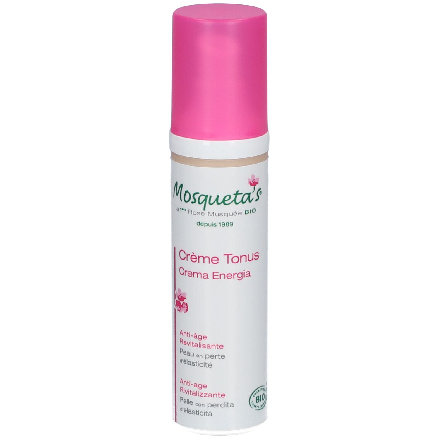 Gelbopharma Mosqueta's® Rose Musquée Crème Tonus Anti-Âge Revitalisante – Bio 50 Ml - Image 1