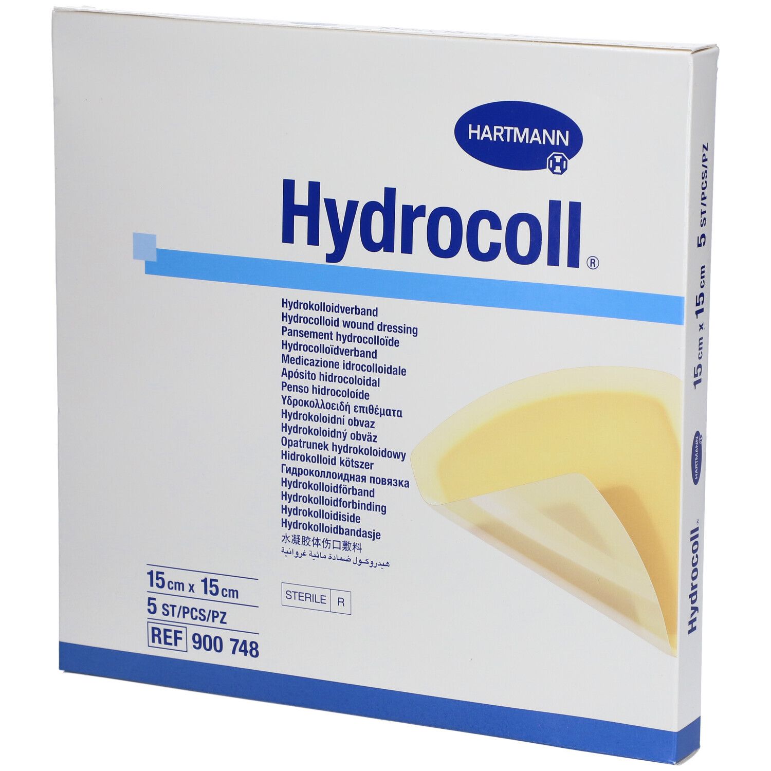 Hartmann Hydrocoll Stérile 15 X 15Cm 900748 Compresses 5 Pc(S)
